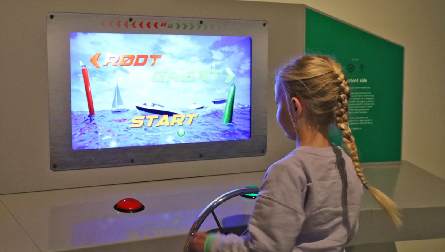 girl playing at DuVerden