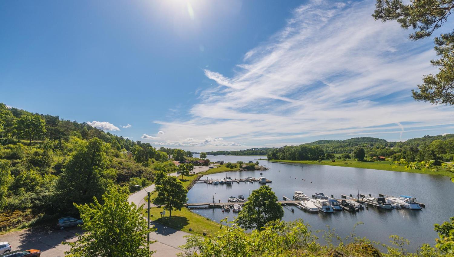 View of Løvøya harbour