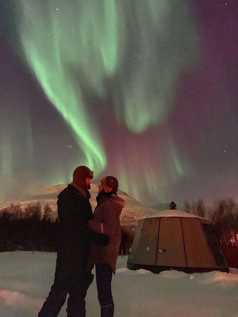 Romance under the northern lights at North Experience