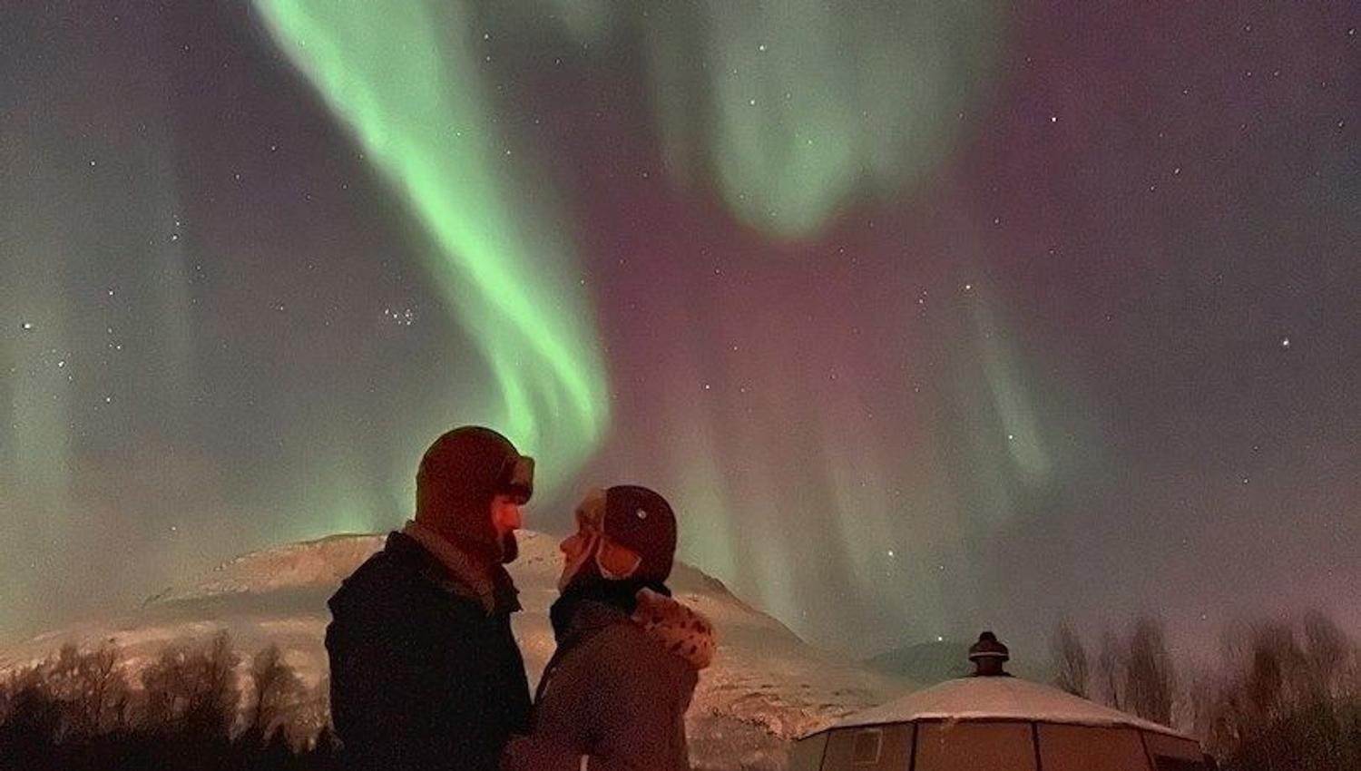 Romance under the northern lights at North Experience