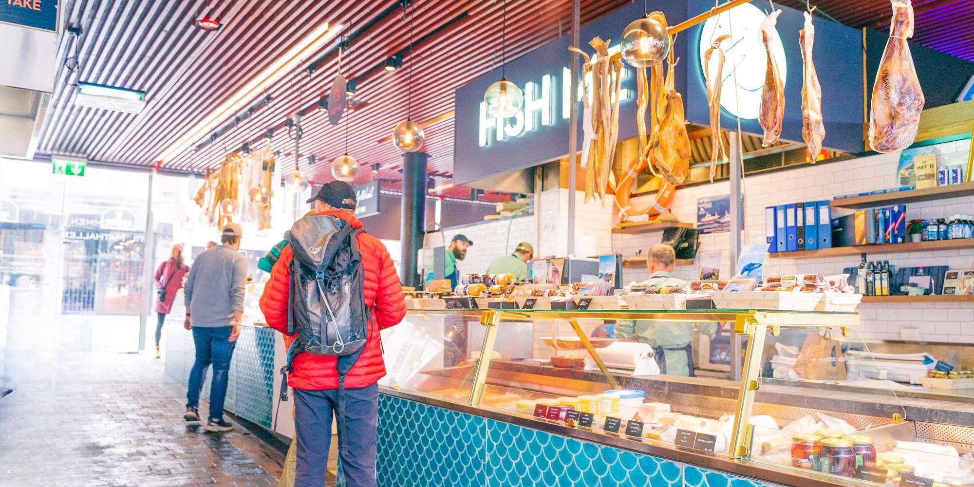 Mathallen at the Fish Market in Bergen