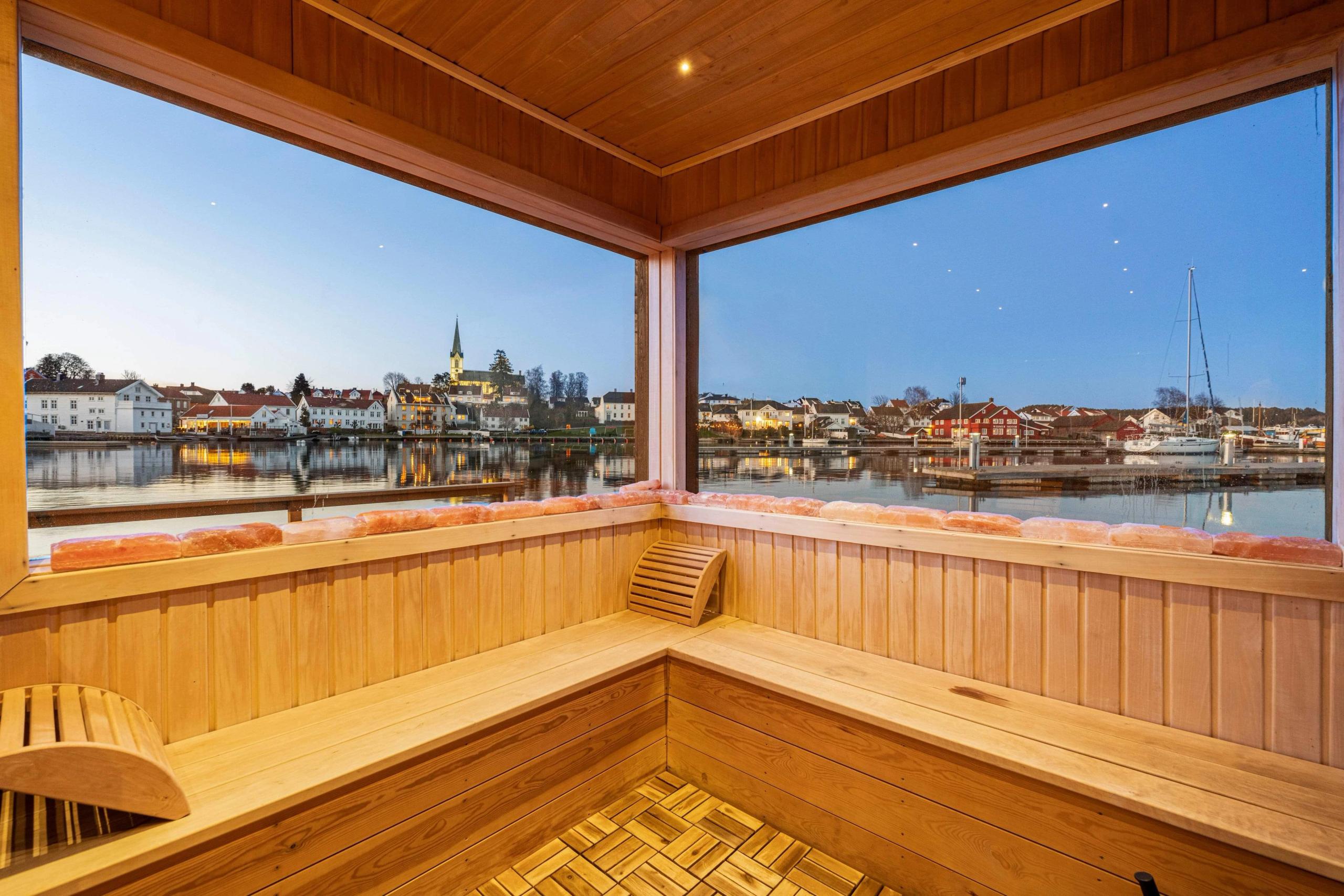 The sauna raft Lillesandkogen
