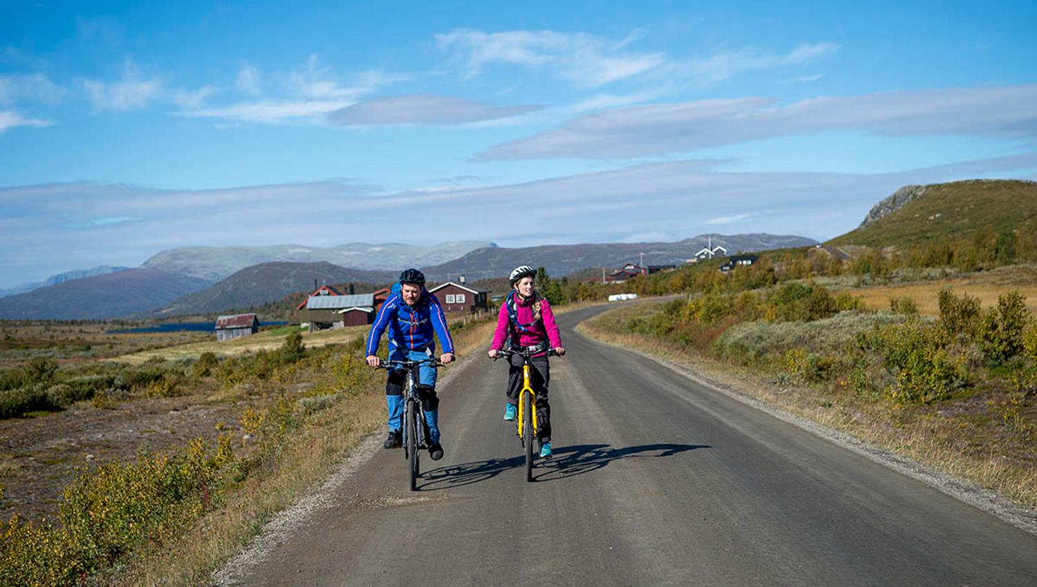 Sykkeltur på Mjølkevegen over Stølsvidda