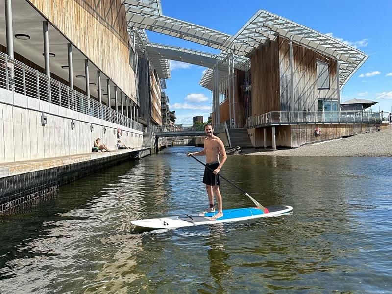 Stand up paddle foran astrup fearnley museet