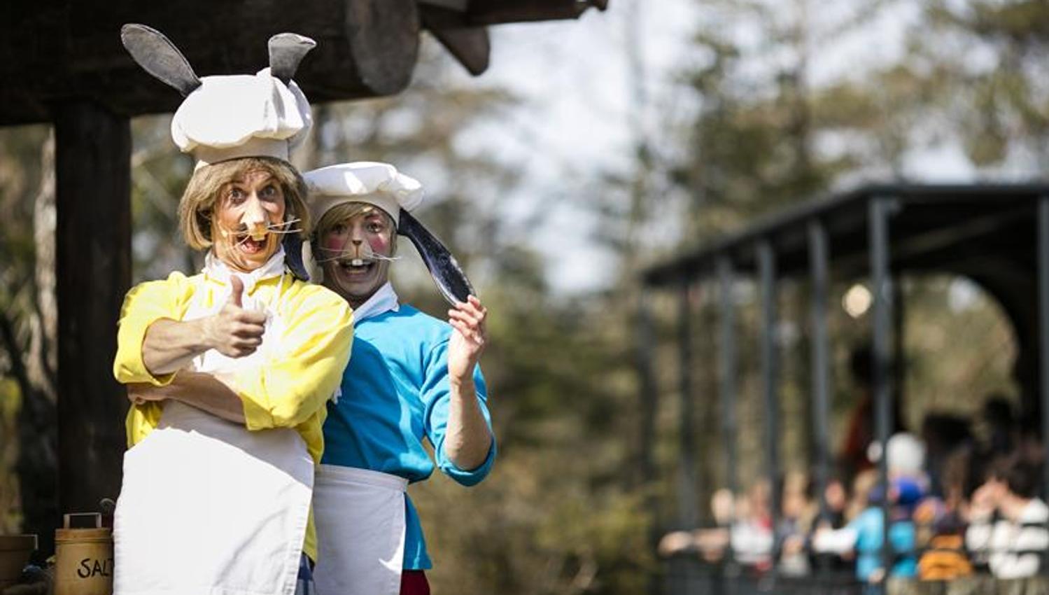 Hakkebakkeskogen show in Dyreparken