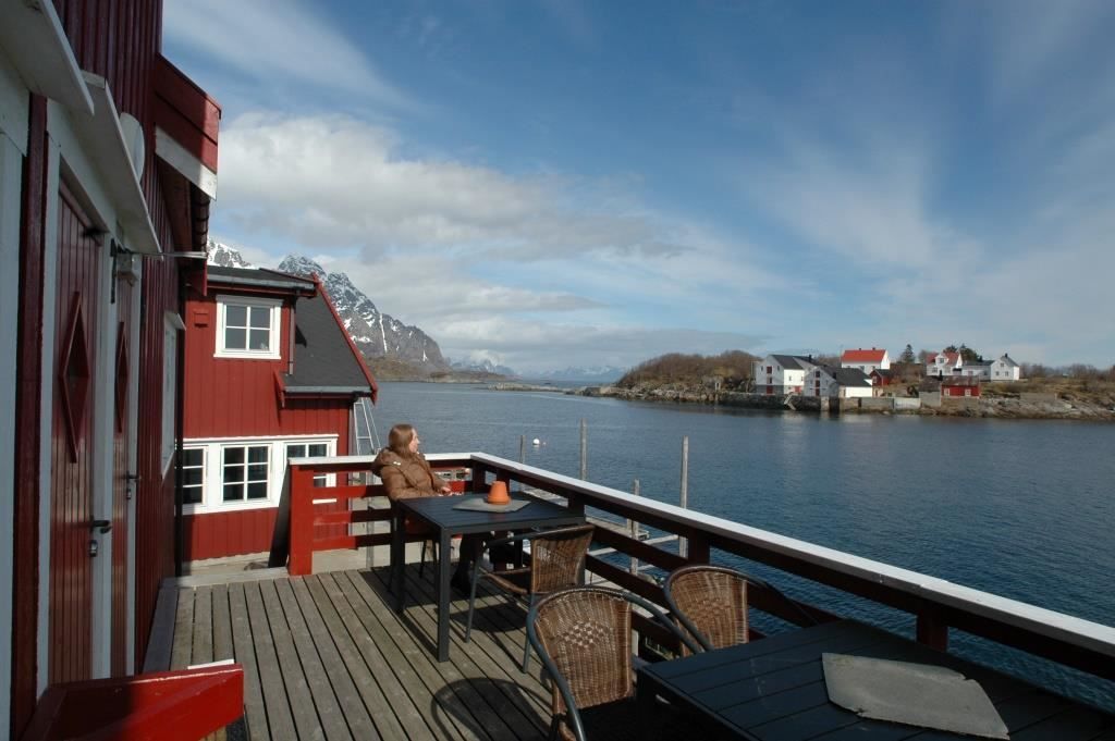 Fin utsikt fra Henningsvær Rorbuer