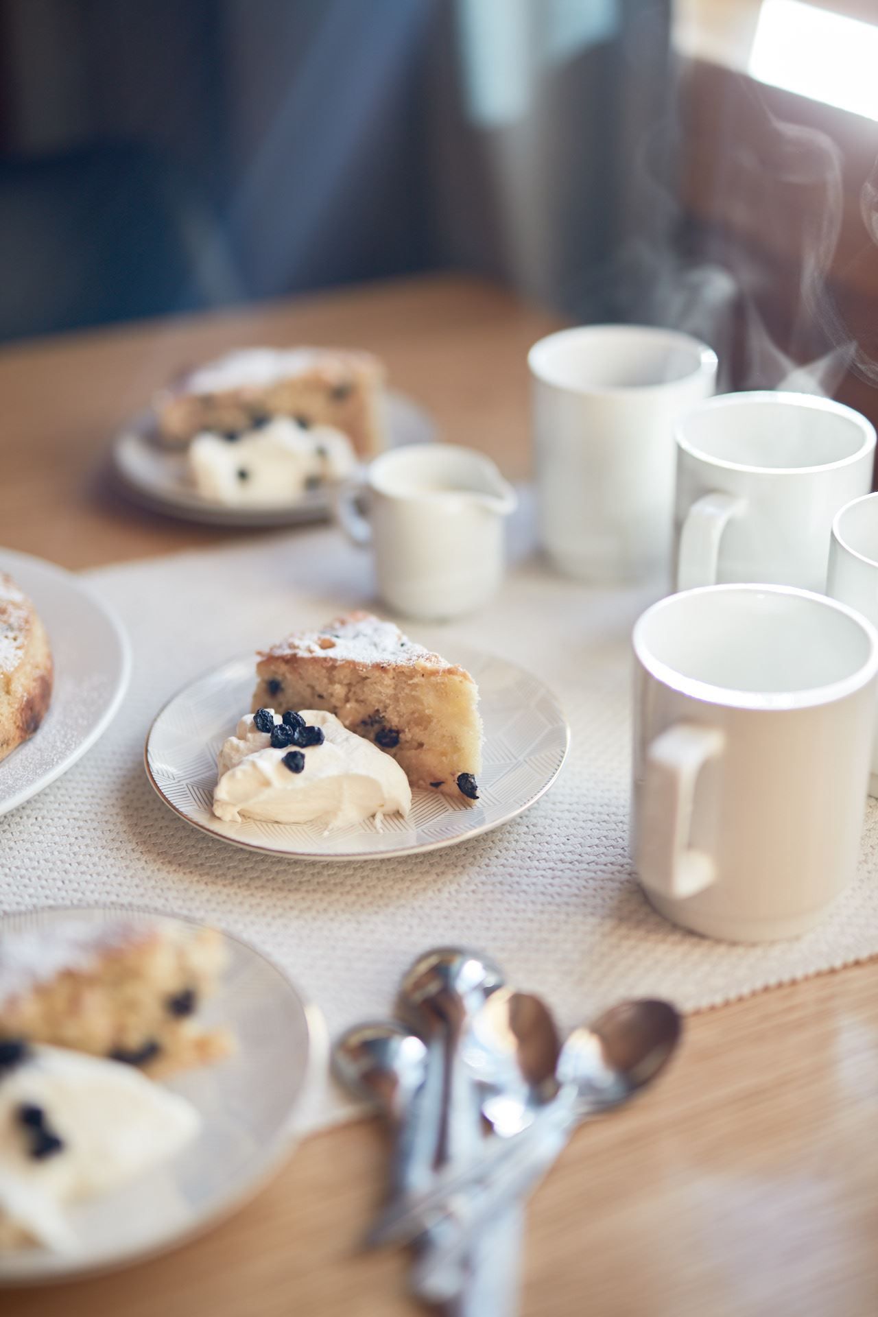 cake and coffee