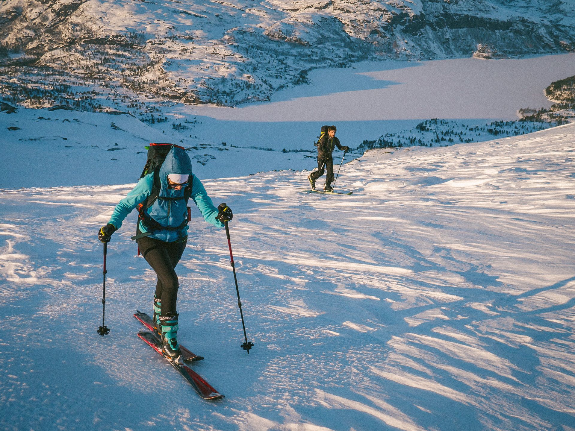 Ski touring with Trolltunga Active. 