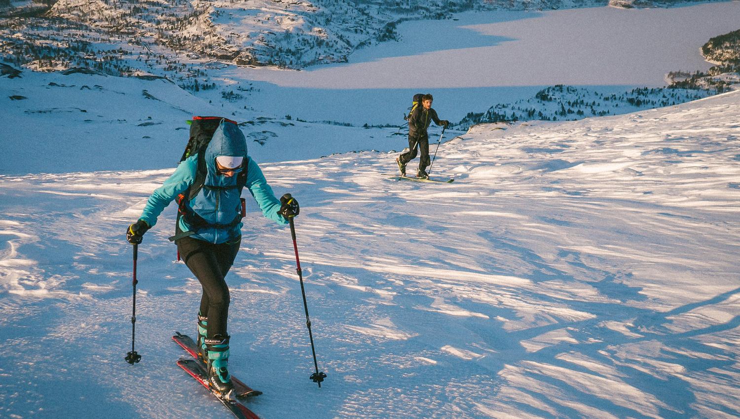 Ski touring with Trolltunga Active.