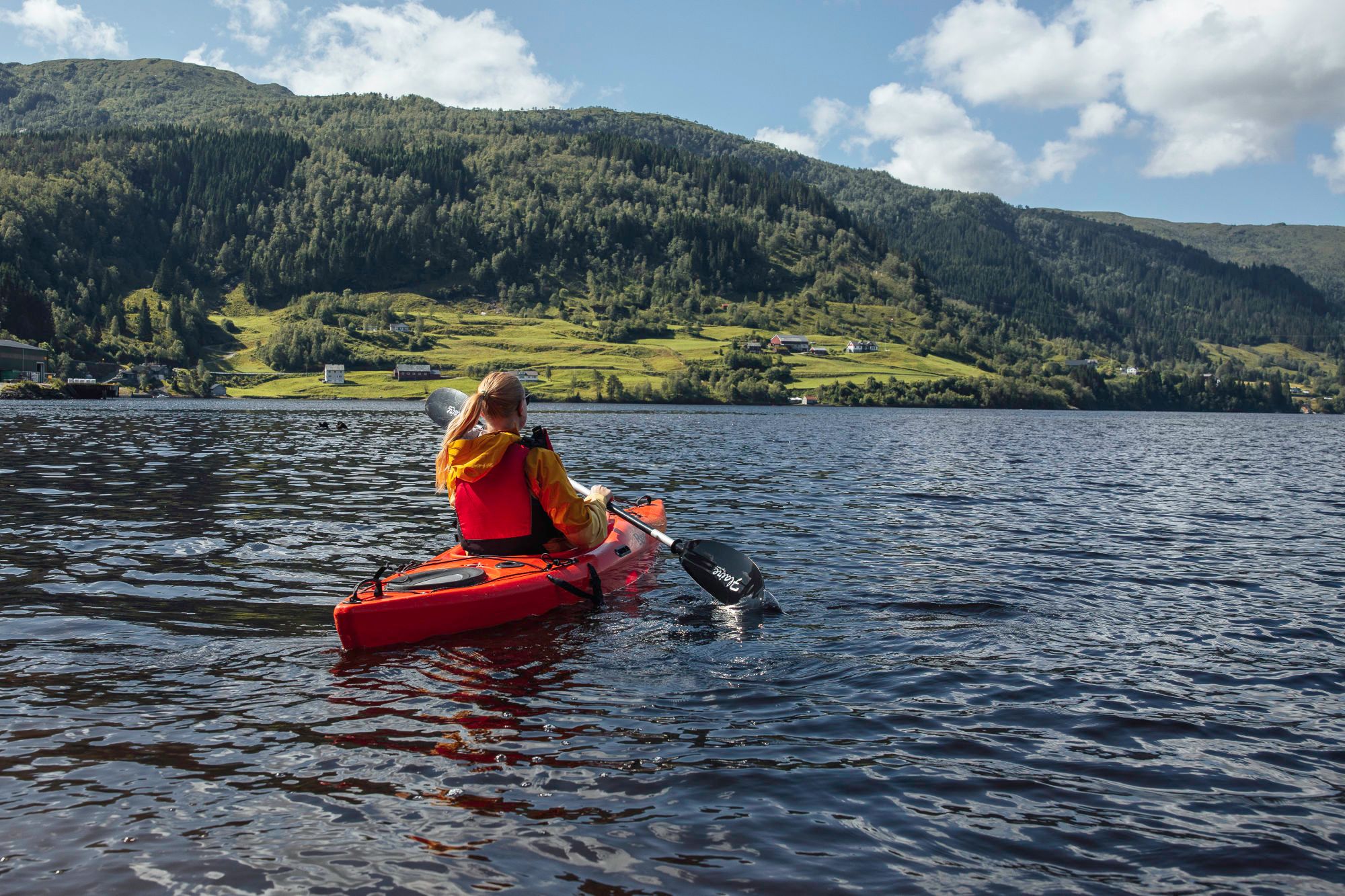You can rent a kayak at Storehesten Panorama