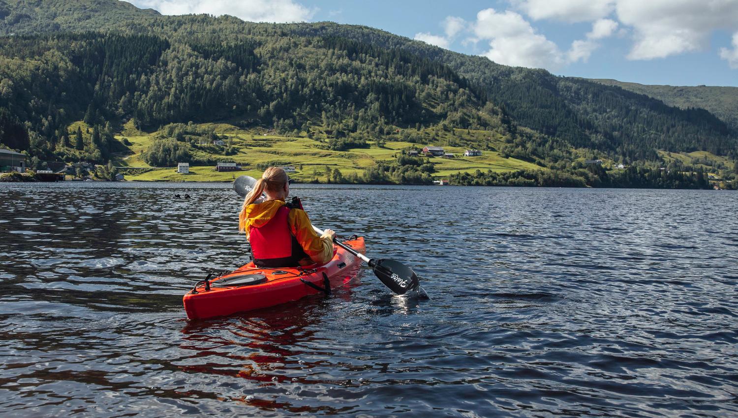 You can rent a kayak at Storehesten Panorama