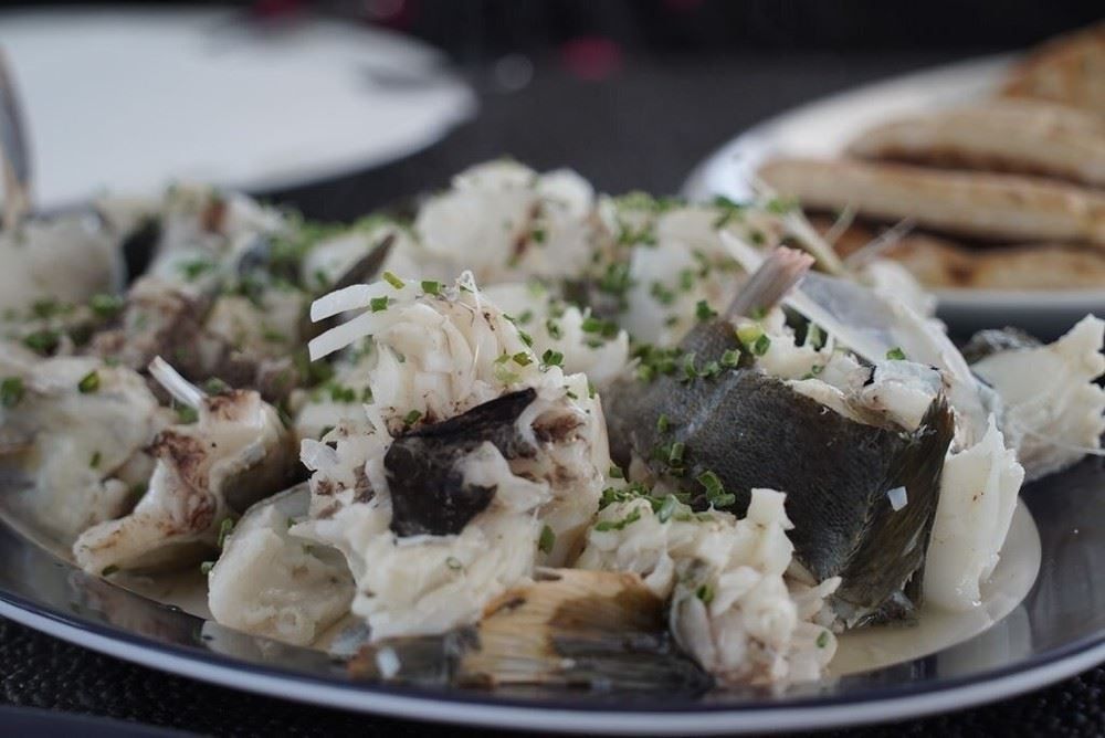 A fish dish served on a plate