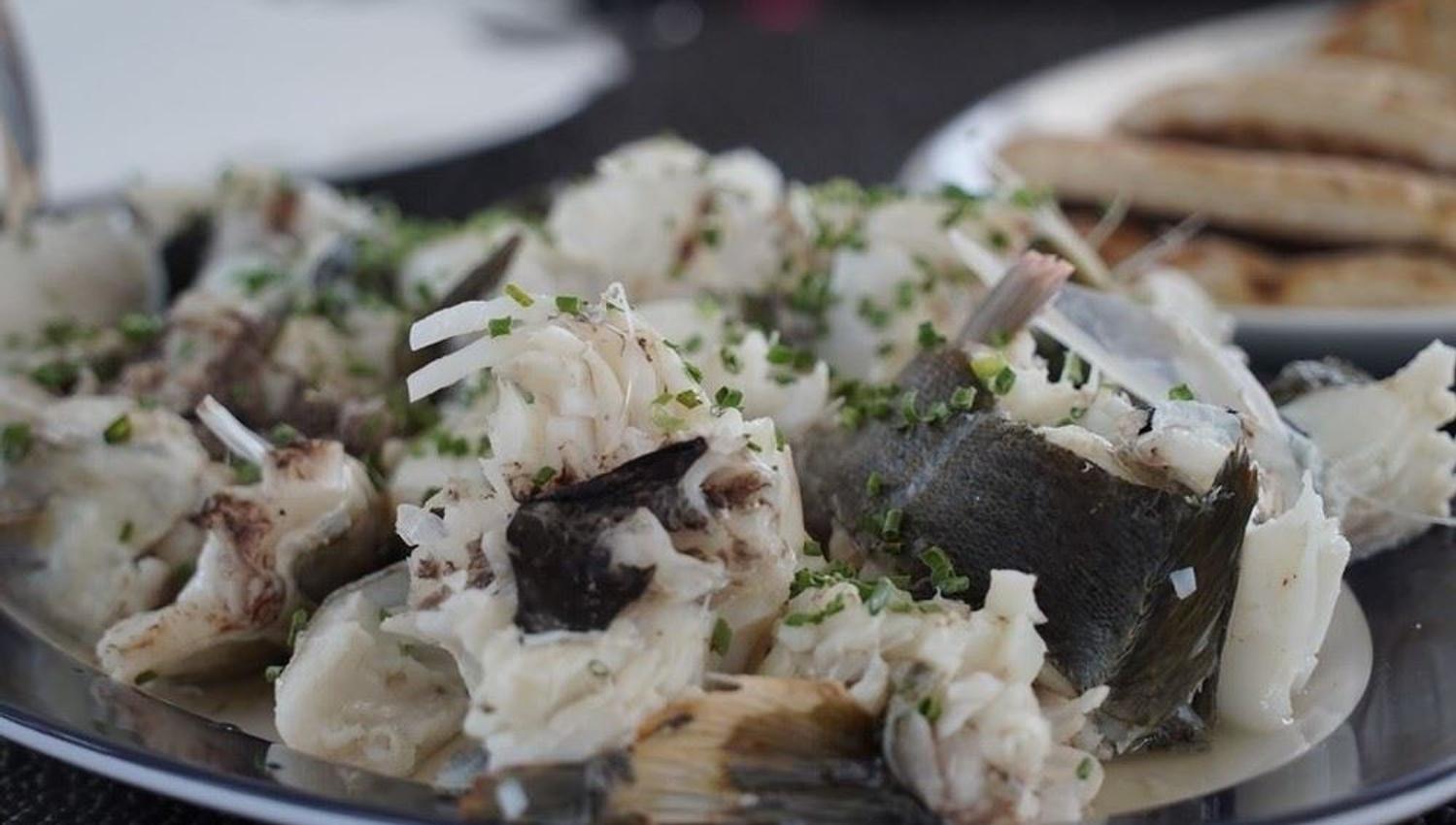 A fish dish served on a plate