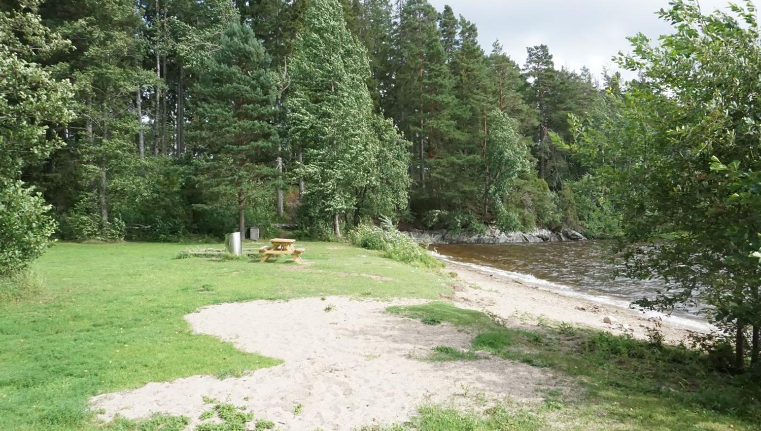 View to the resting area