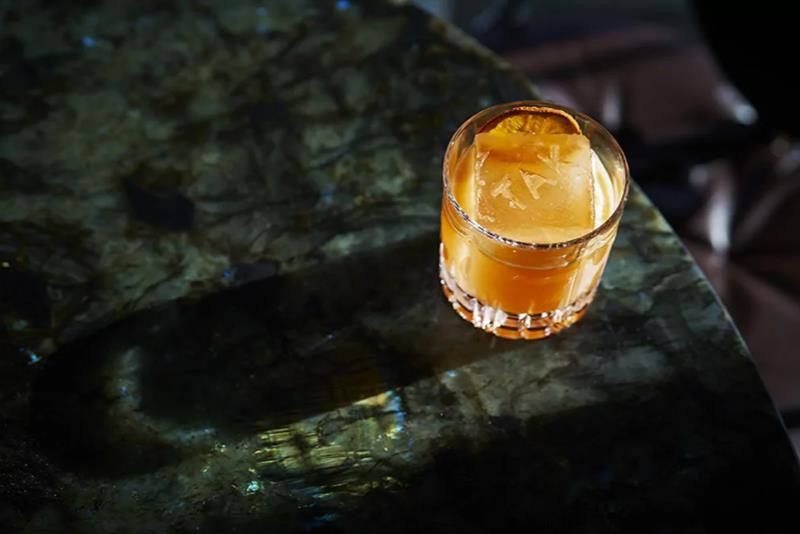Detail of cocktail.