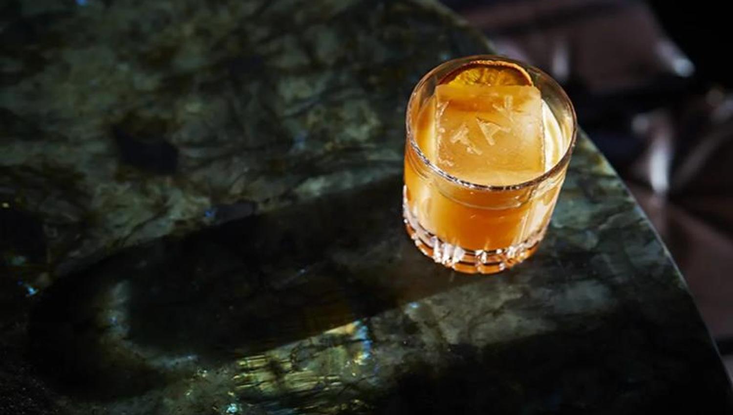 Detail of cocktail.