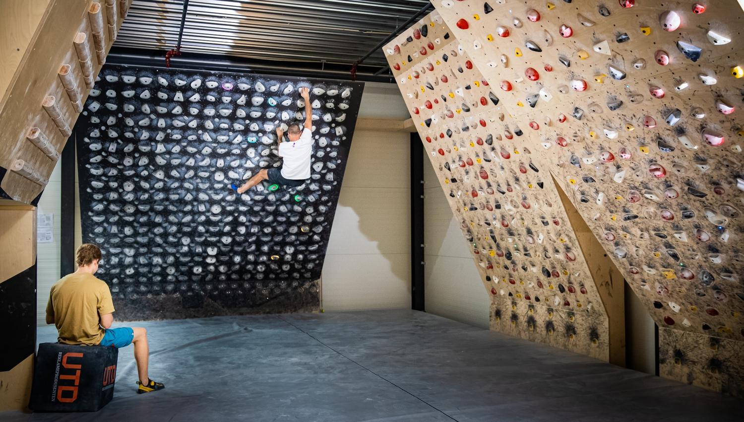 Climbing in the strength room