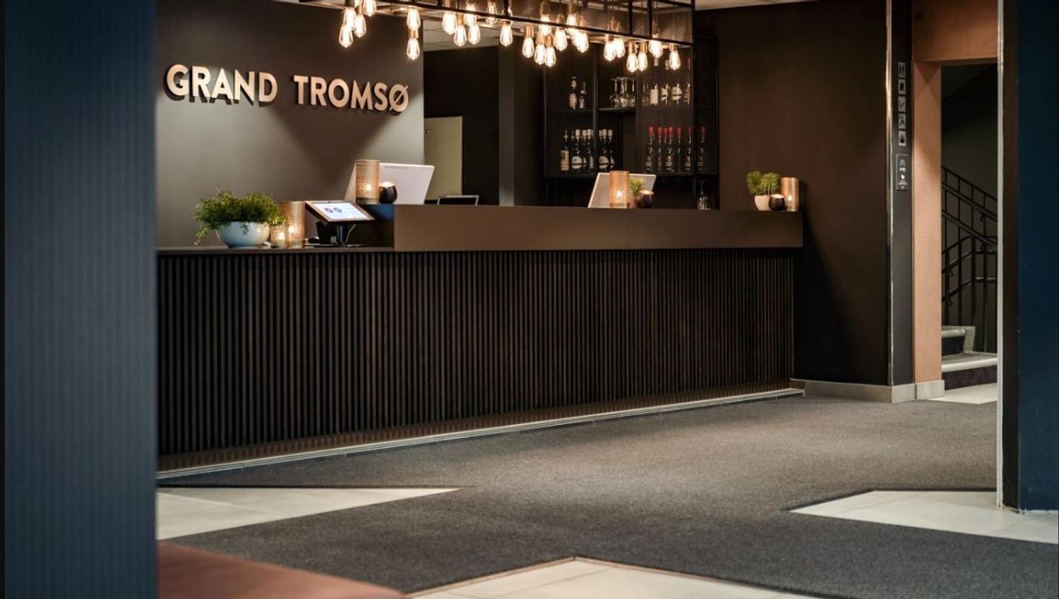 Resepsjon på Quality Hotel Grand Tromsø