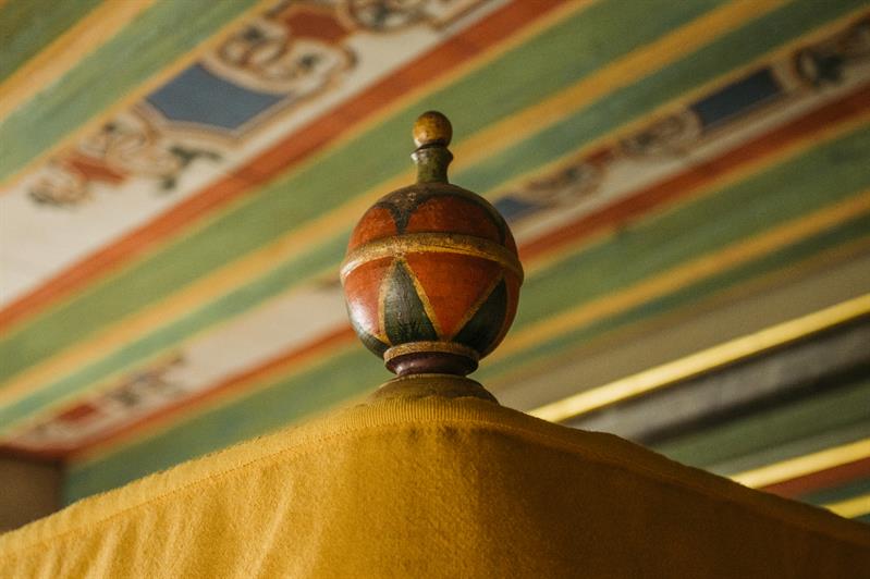 Detalj fra seng