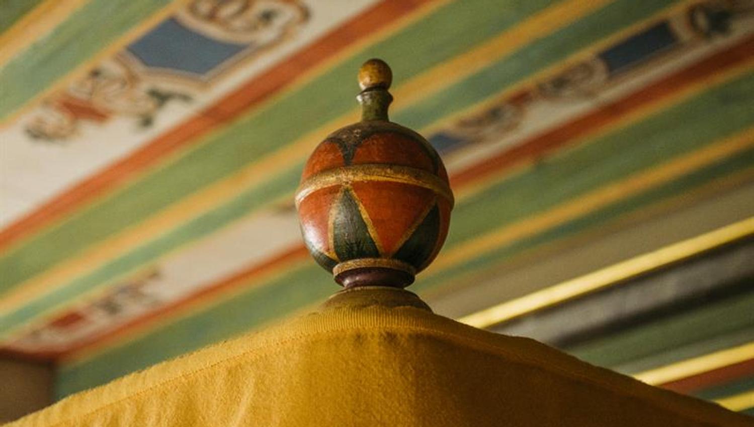 Detalj fra seng