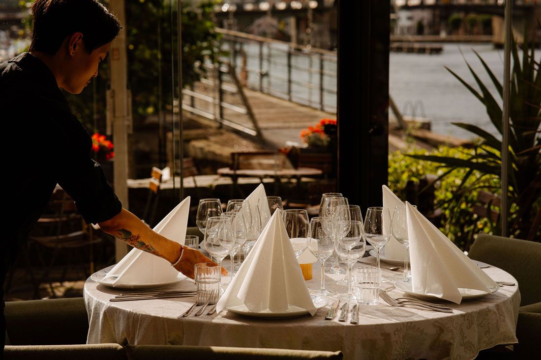 table at Jonas B Gundersen in Porsgrunn
