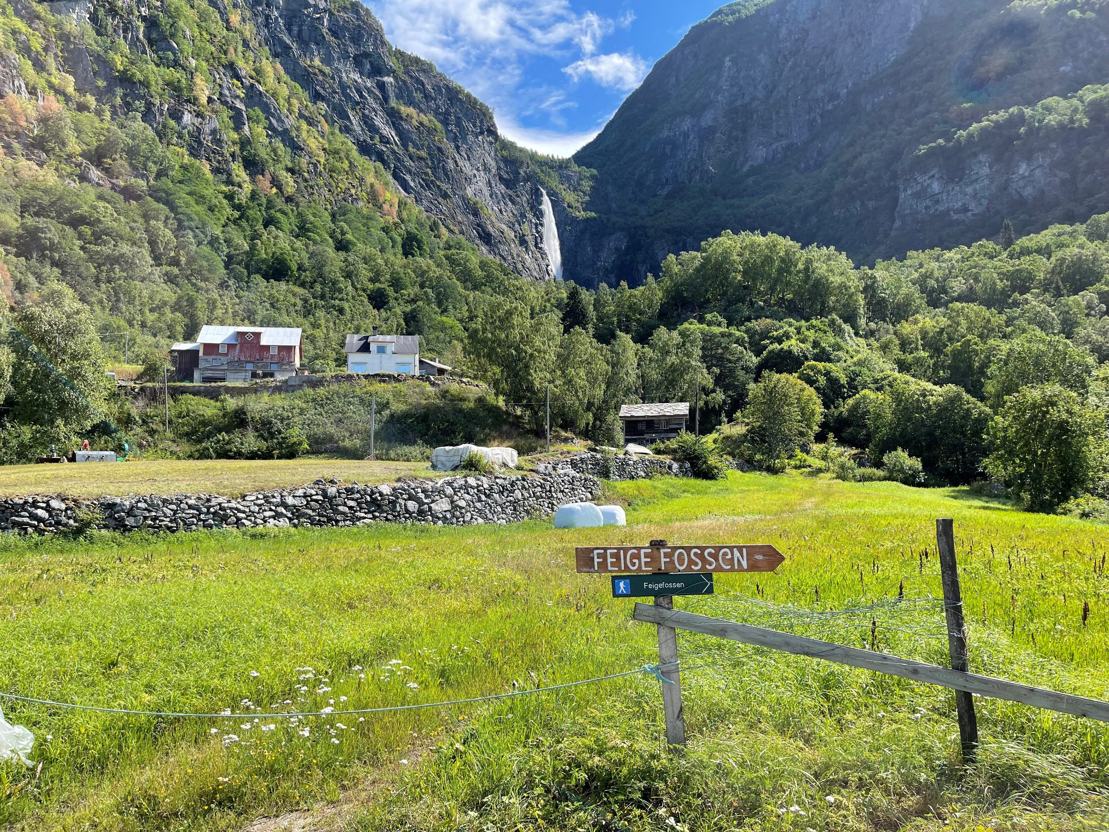 Feigefossen Waterfall