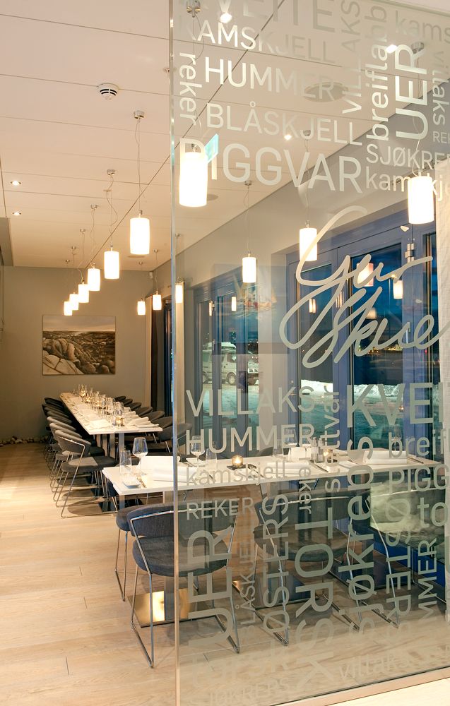 Inside the restaurant
