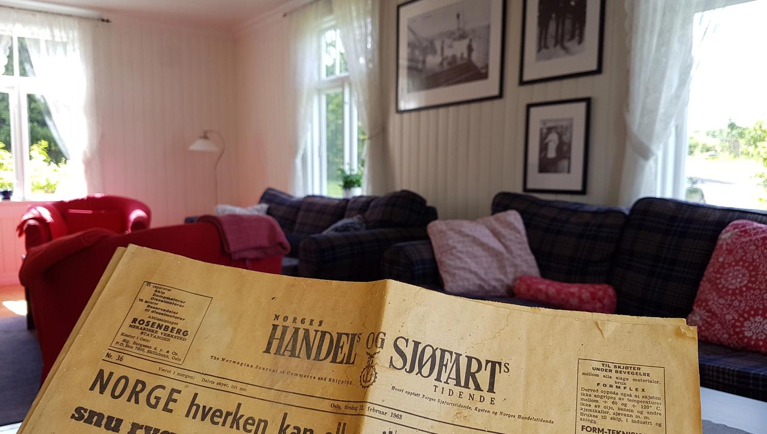 Kapteinsboligen i Evjua, godt gammelt nytt