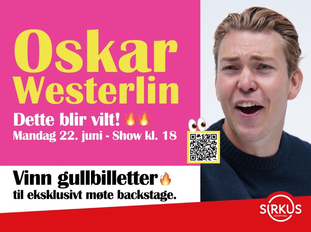 Show with Oskar Westerling at Sirkus Shopping!