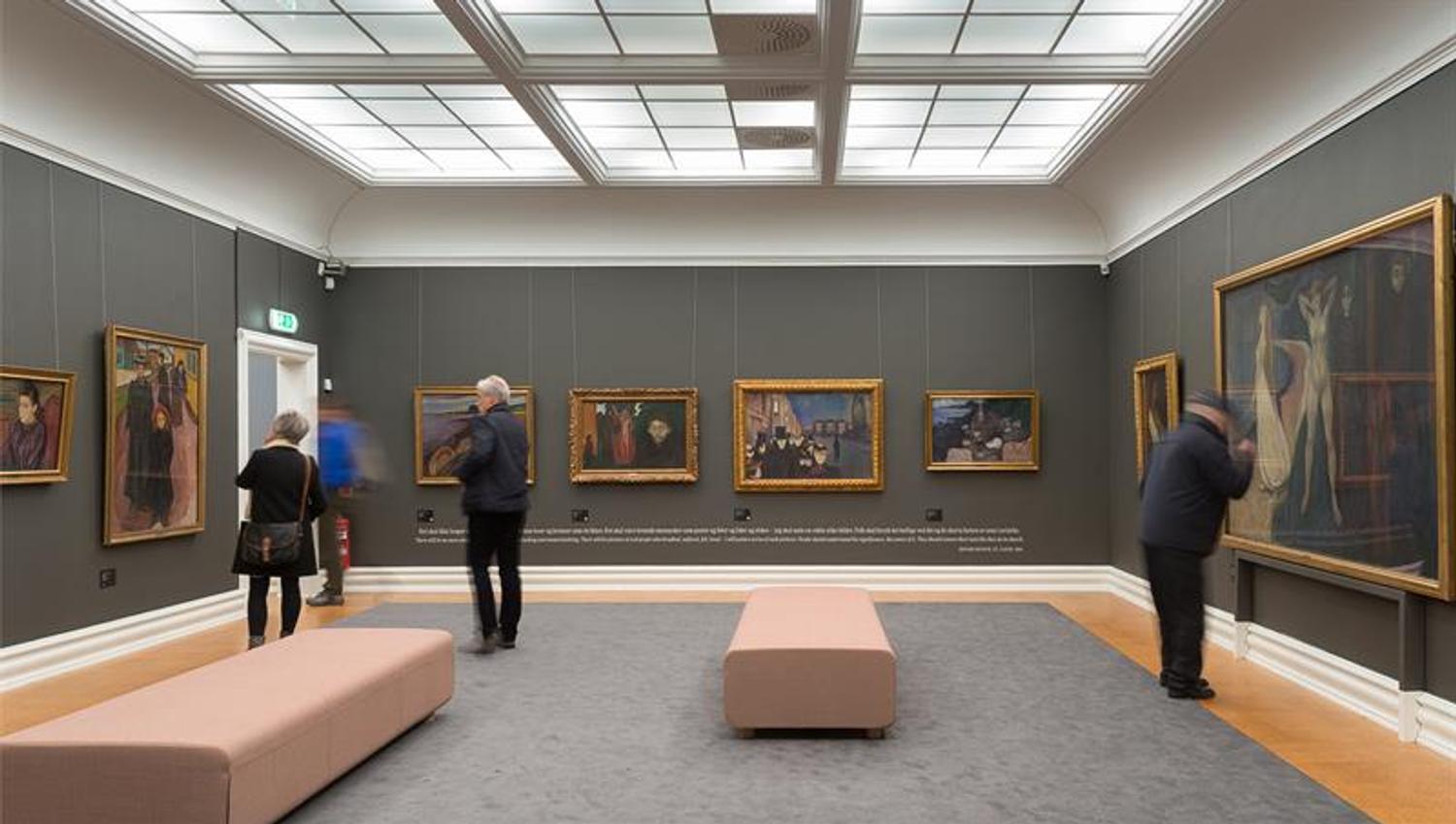 The exhibition of Edvard Munch shows several of his major works in Kode 3.