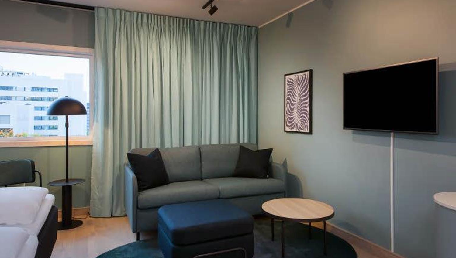 Seating section in the Superior Room at Scandic Helsfyr