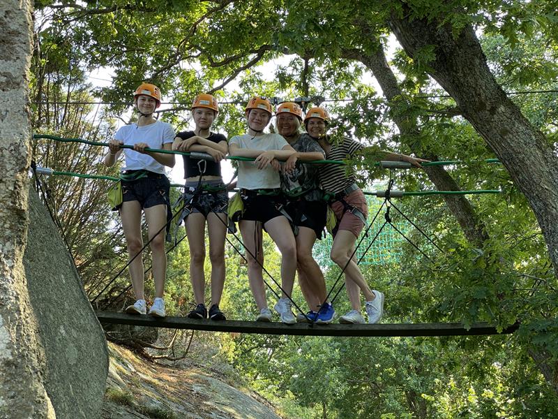 Friends having fun together
