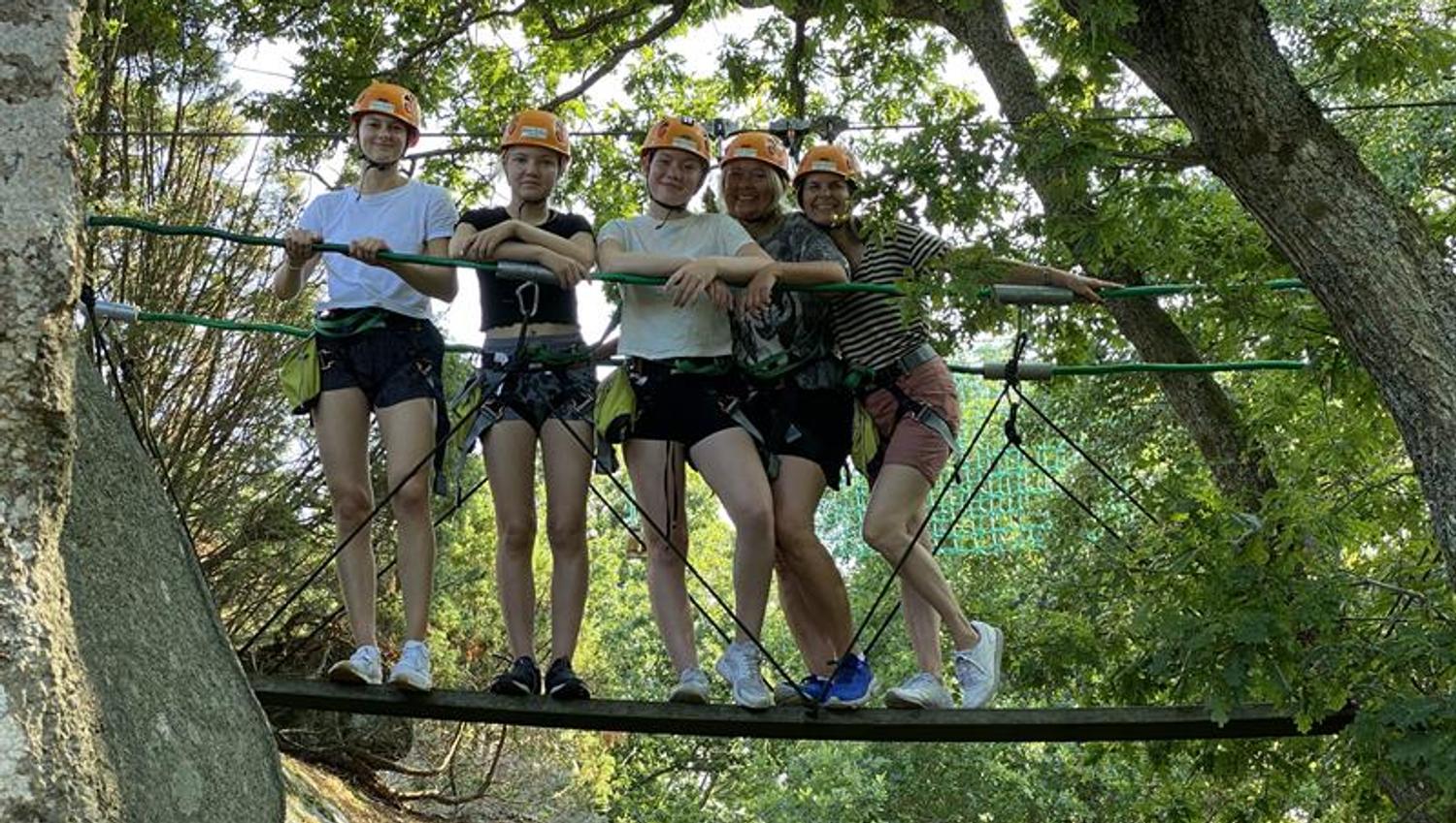 Friends having fun together