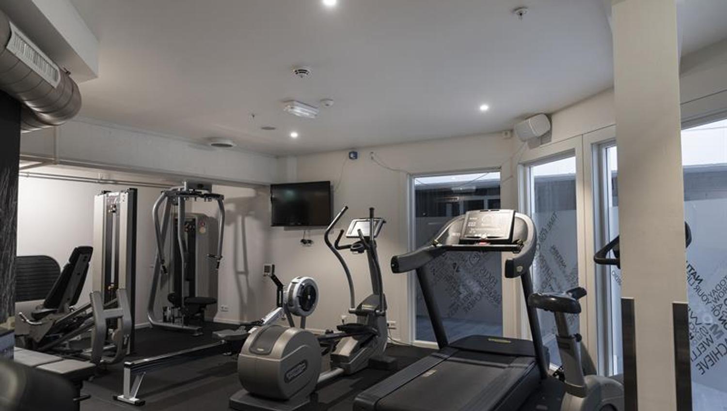 gym at Home Hotel Bryggeparken