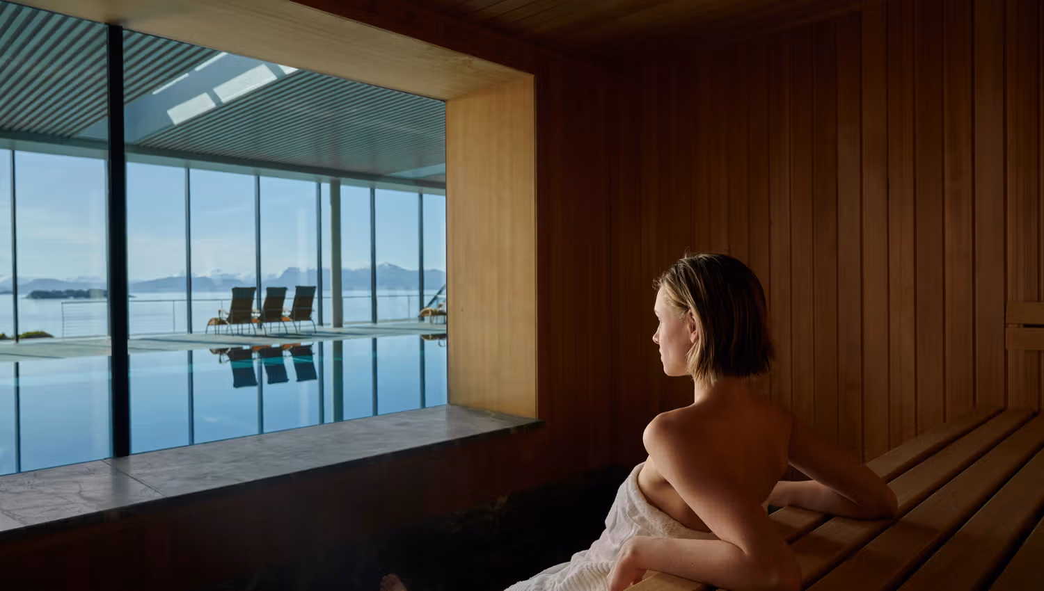 12.Finish sauna with view