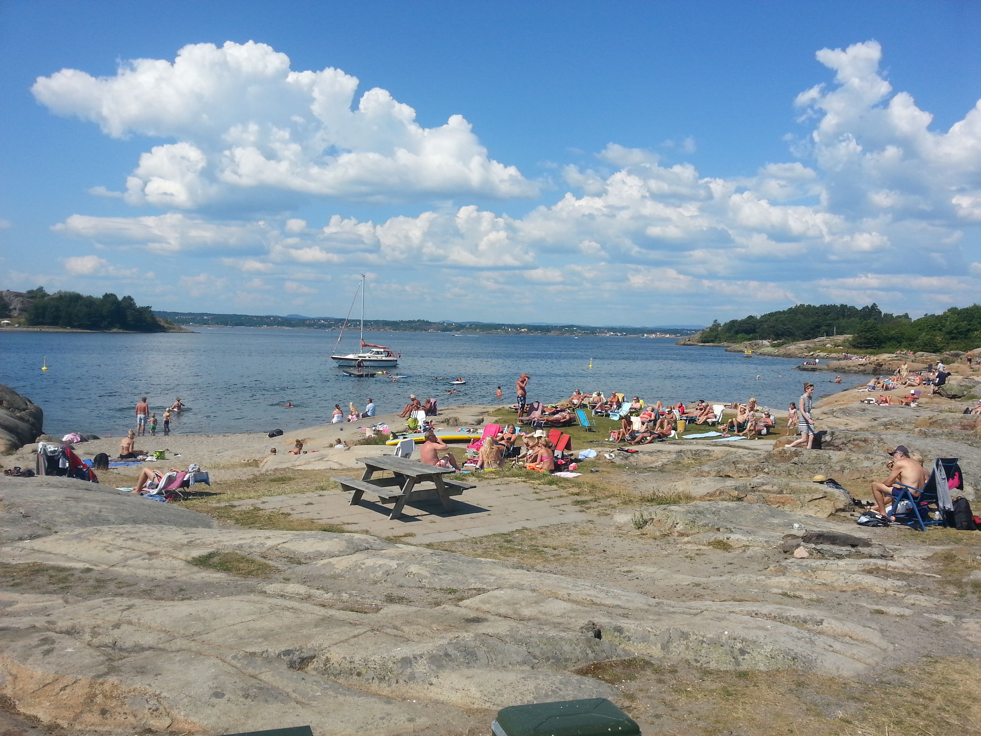 Langeby badestrand