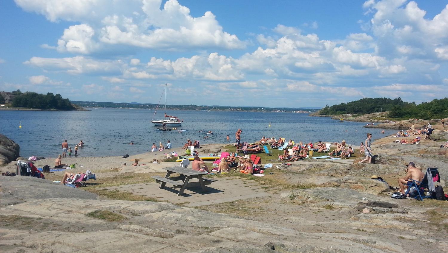 Langeby badestrand