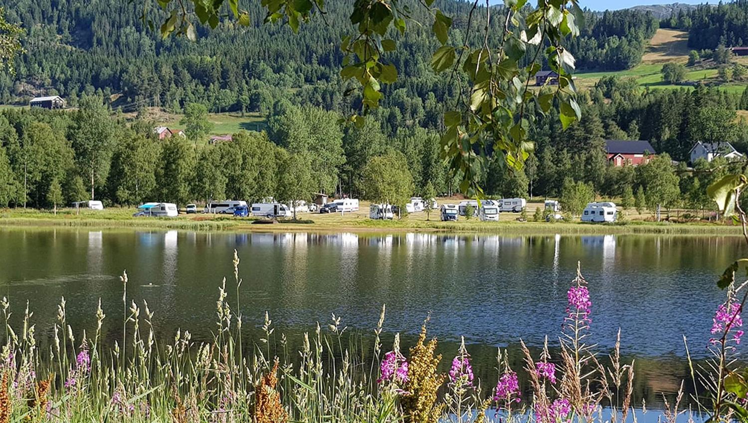 beautifully situated campsite in Morgedal