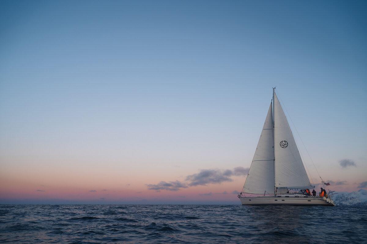 Photo of SeilNorge's sailboat on the sea