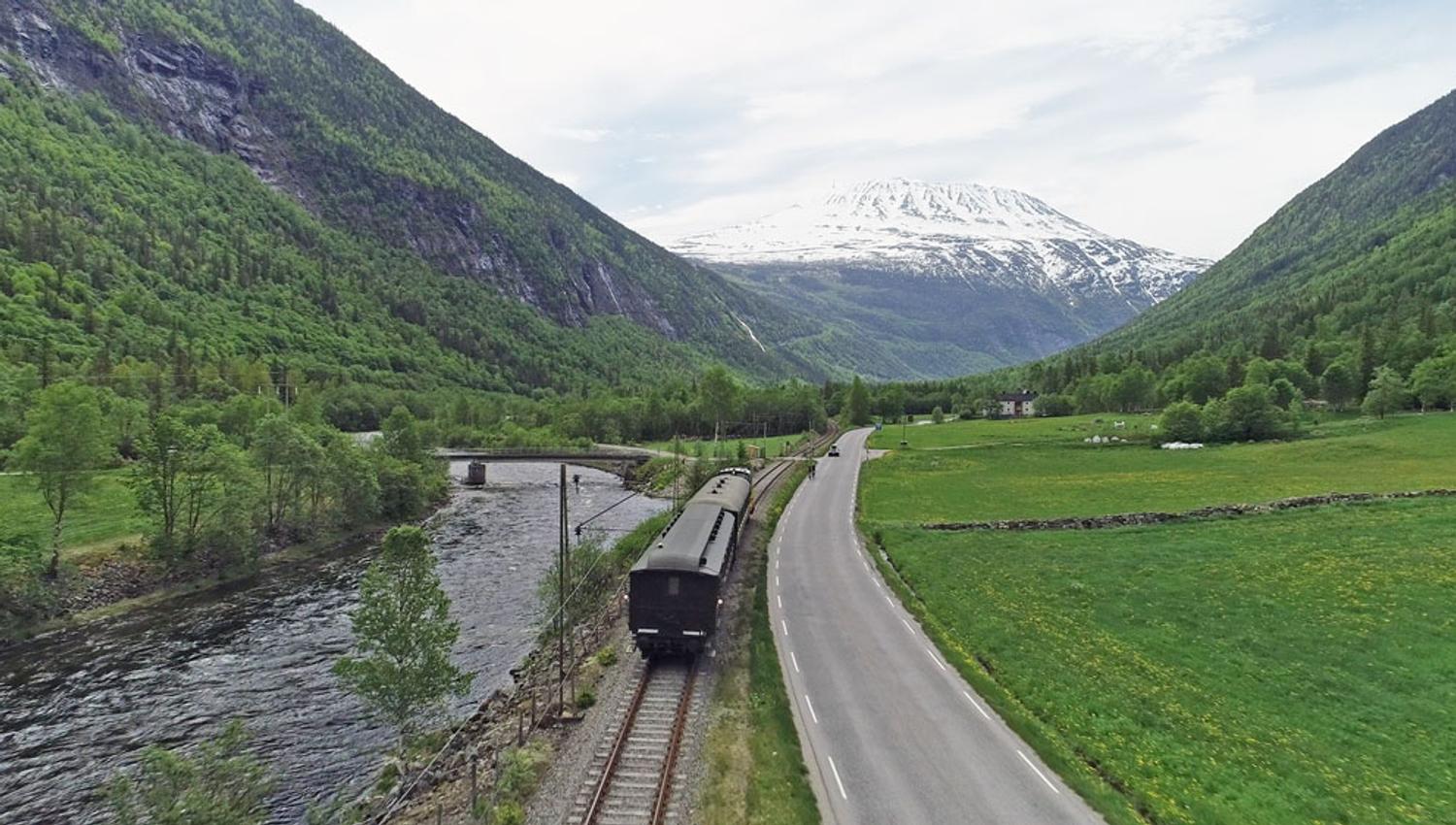 Great view toward Gaustatoppen