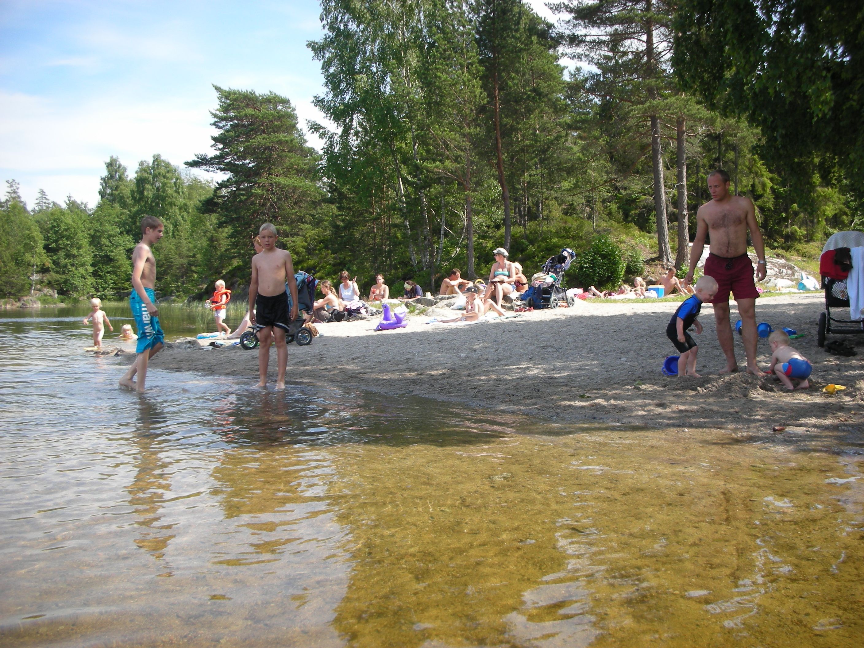 Strand ved Øysang Brygge