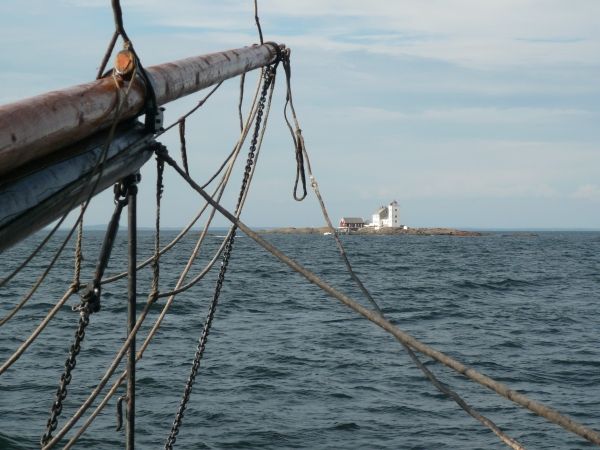 The Arctic liner Berntine at sea