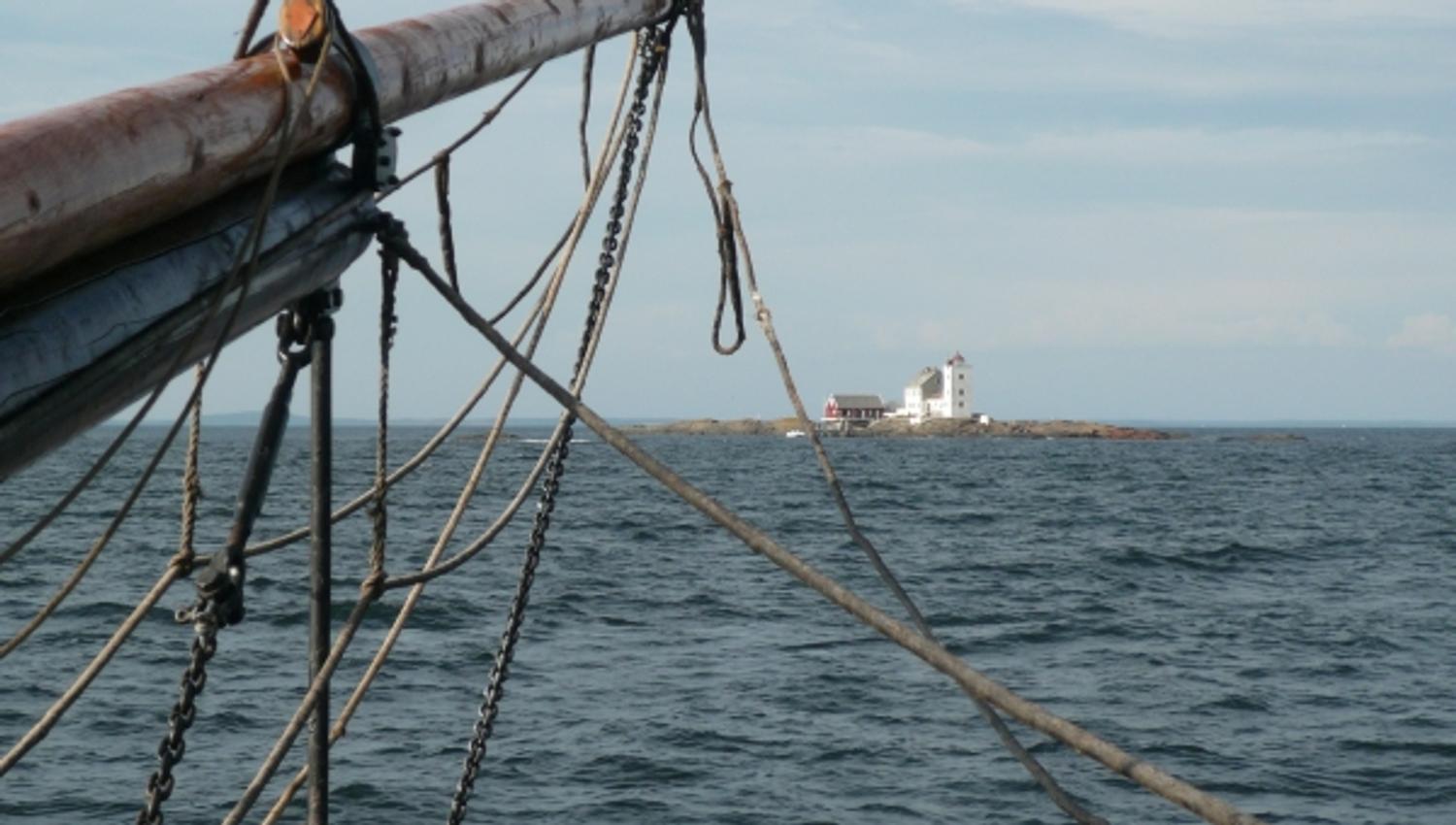 The Arctic liner Berntine at sea