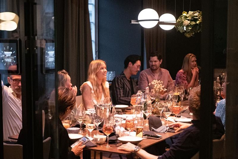 Restaurant Bestorp guests enjoying a meal