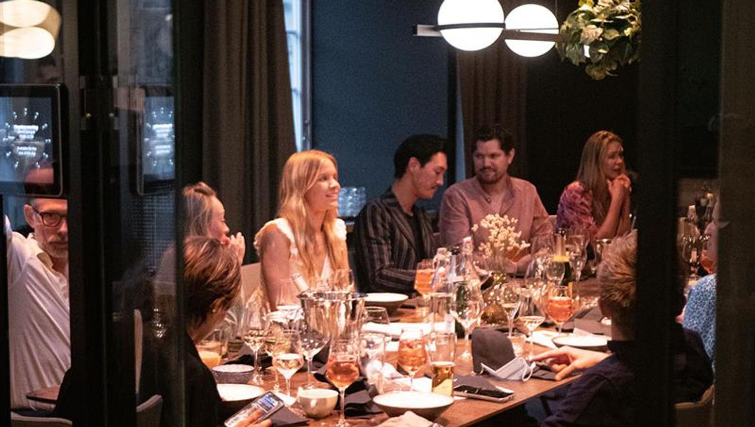 Restaurant Bestorp guests enjoying a meal