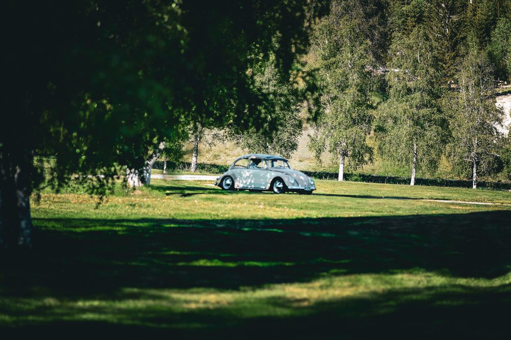 VW Beetle at Morgedal Camping & Lavvo Glamping