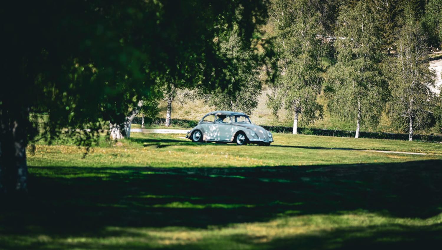 VW Beetle at Morgedal Camping & Lavvo Glamping