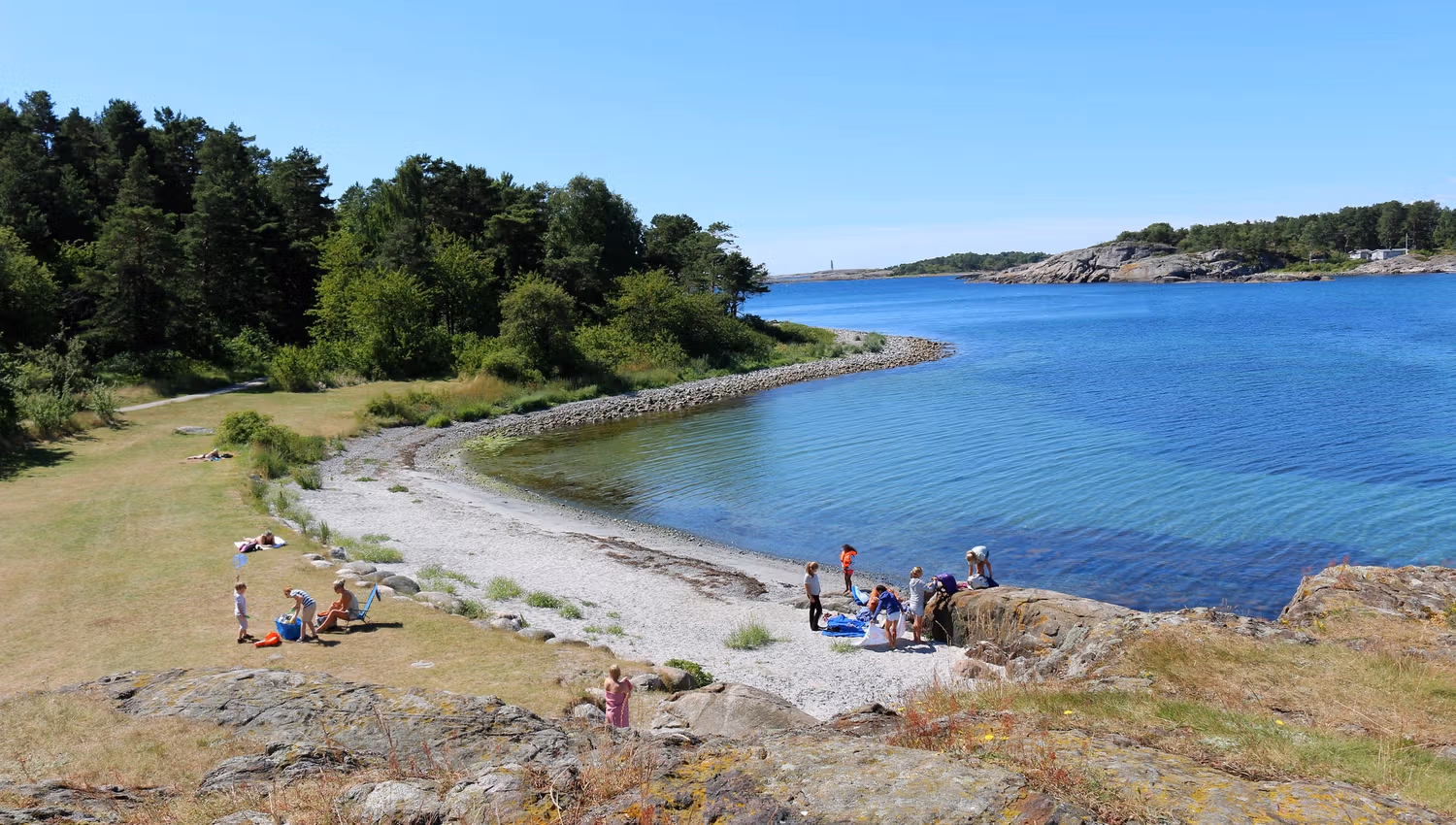 beach at Hove on Tromøy island outside Arendal