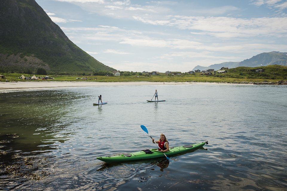 Kayaking by Hov Camping