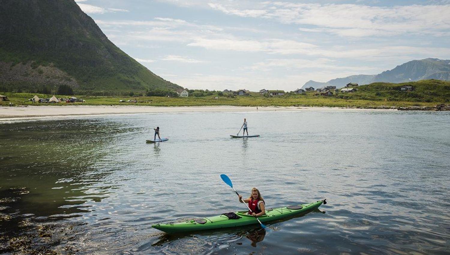 Kayaking by Hov Camping